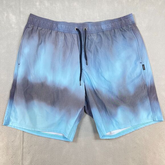 O'neill Hybrid Hyperdry Shorts Men's Size XL Blue Performance Fabric 8" - Picture 1 of 10